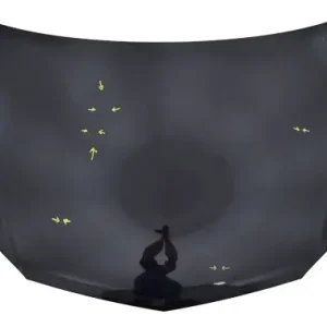 Tani MASKA POKRYWA SILNIKA OPEL ASTRA H III